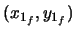 $(x_{1_{f}},y_{1_{f}})$